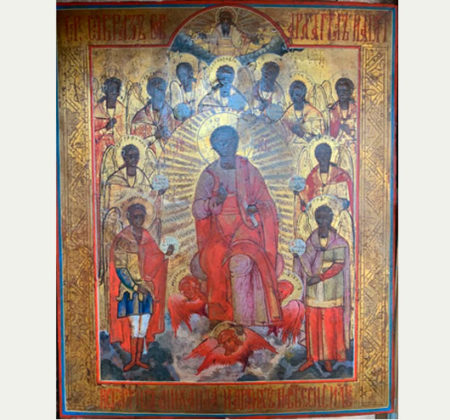 Икона Архангел Михаил с небесным воинством